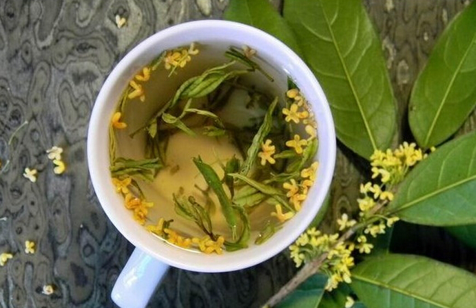 桂花茶二子茶是由决明子,枸杞子泡制而成,有益肝滋肾,明目通便的功效