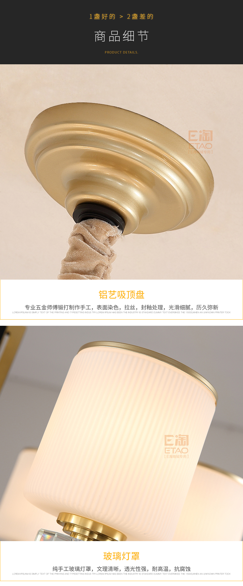 [E淘-灯饰]美式风格——北欧大师 新品上架！