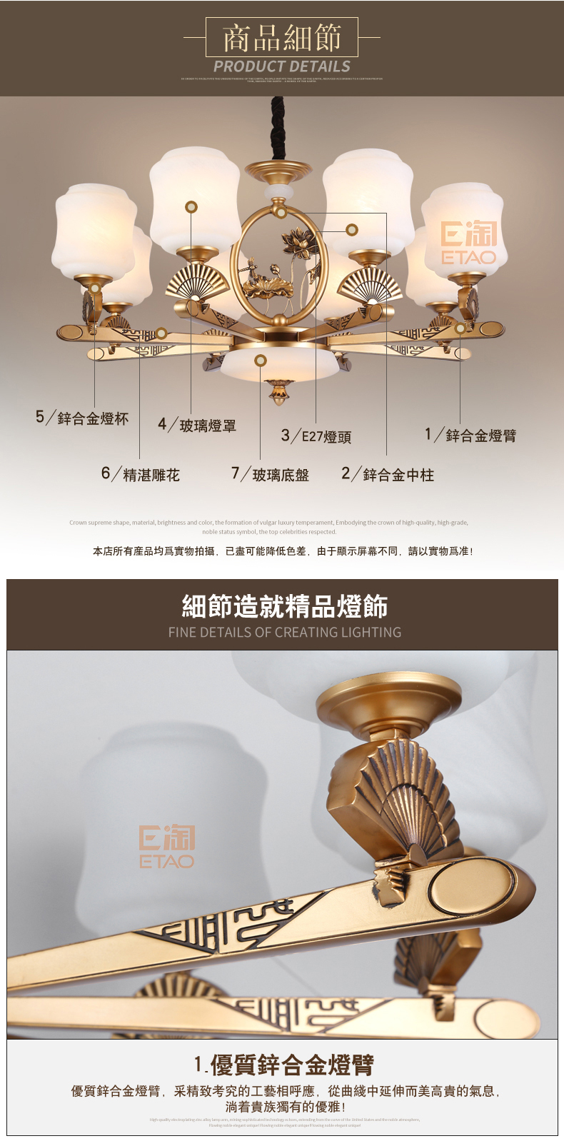 [E淘-灯饰]欧式风格 — — 千利达 新品上架！