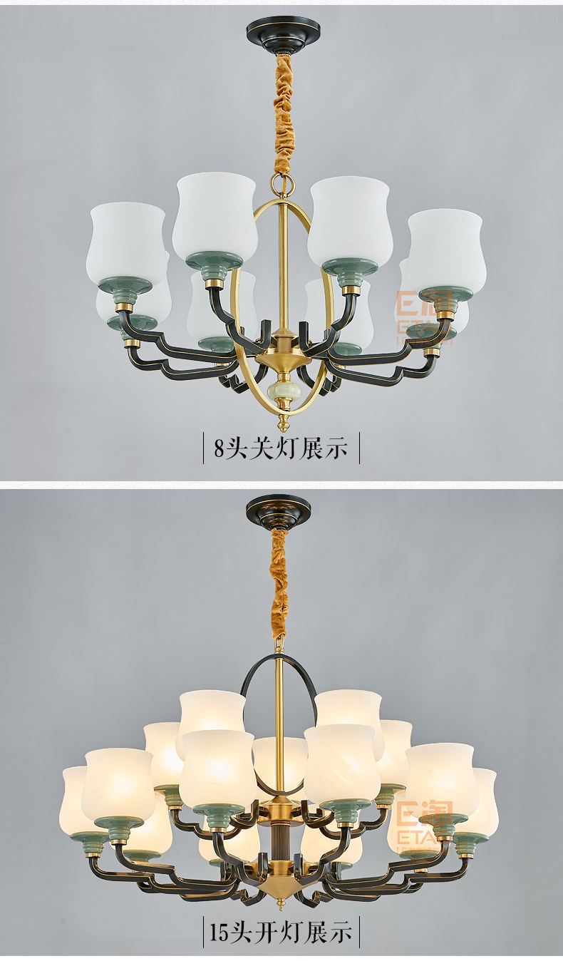 [E淘 -灯饰]中式、美式风格 — — 卓豪 新品上架！
