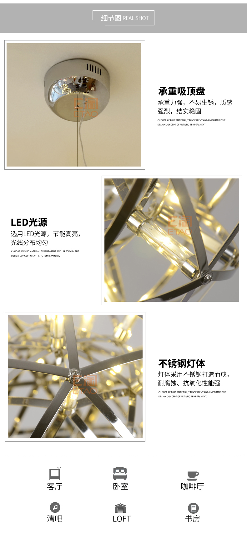[E淘-灯饰]现代风格——目界灯饰 新品上架！