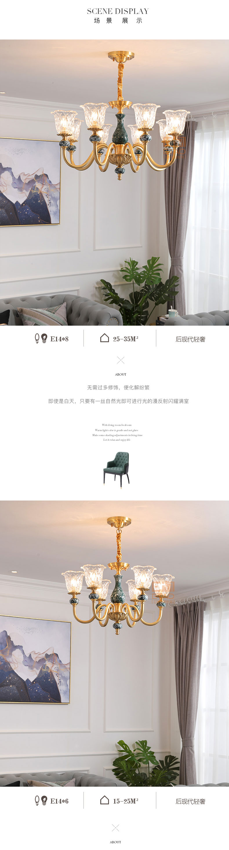 [E淘-灯饰]美式风格 — — 皇兆 新品上架！