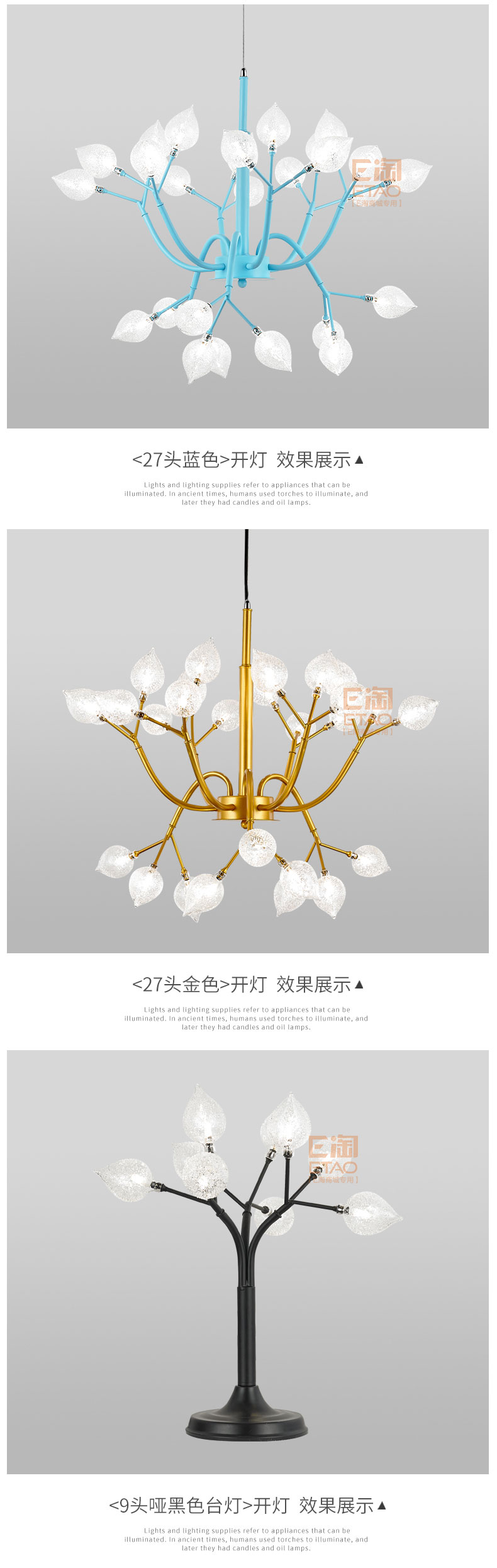 [E淘-灯饰]美式风格—— 璐易威斯 新品上架！
