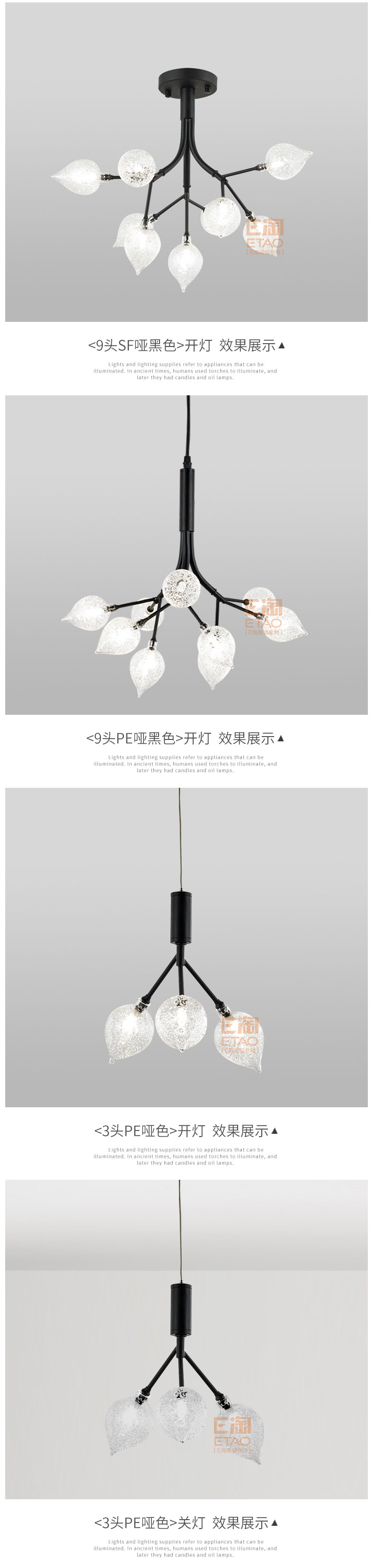 [E淘-灯饰]美式风格—— 璐易威斯 新品上架！