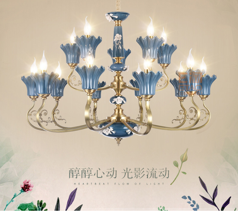 [E淘-灯饰]美式风格 — — 瓷钰豪庭 新品上架！