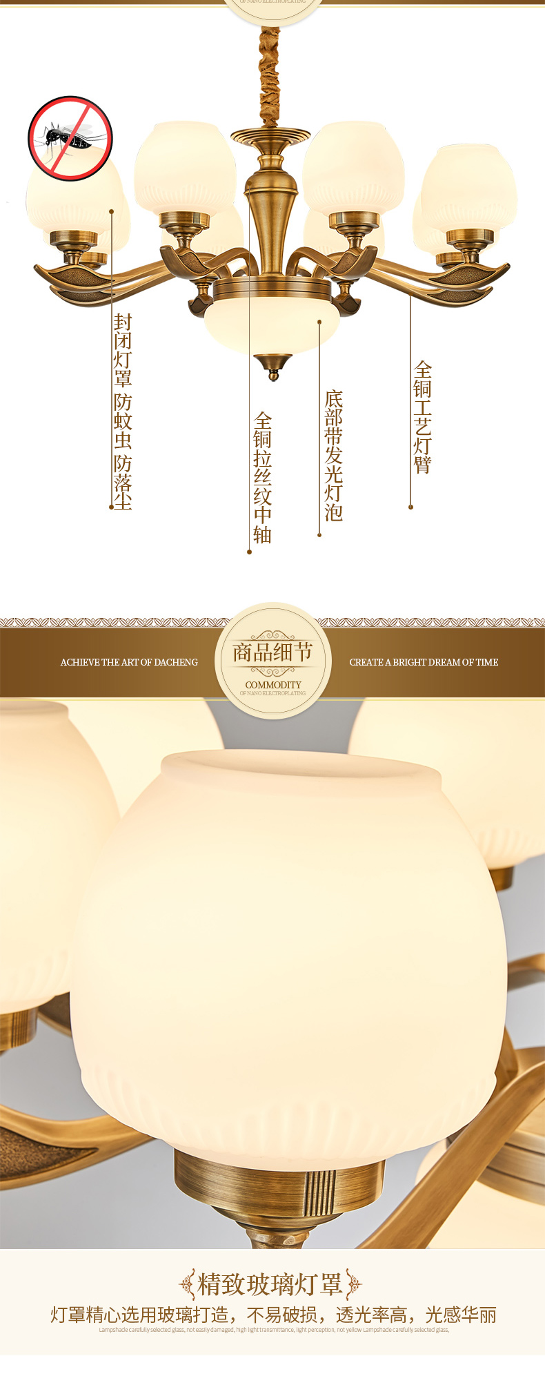 [E淘-灯饰]美式、中式风格 — — 博瑞诗 品牌进驻！