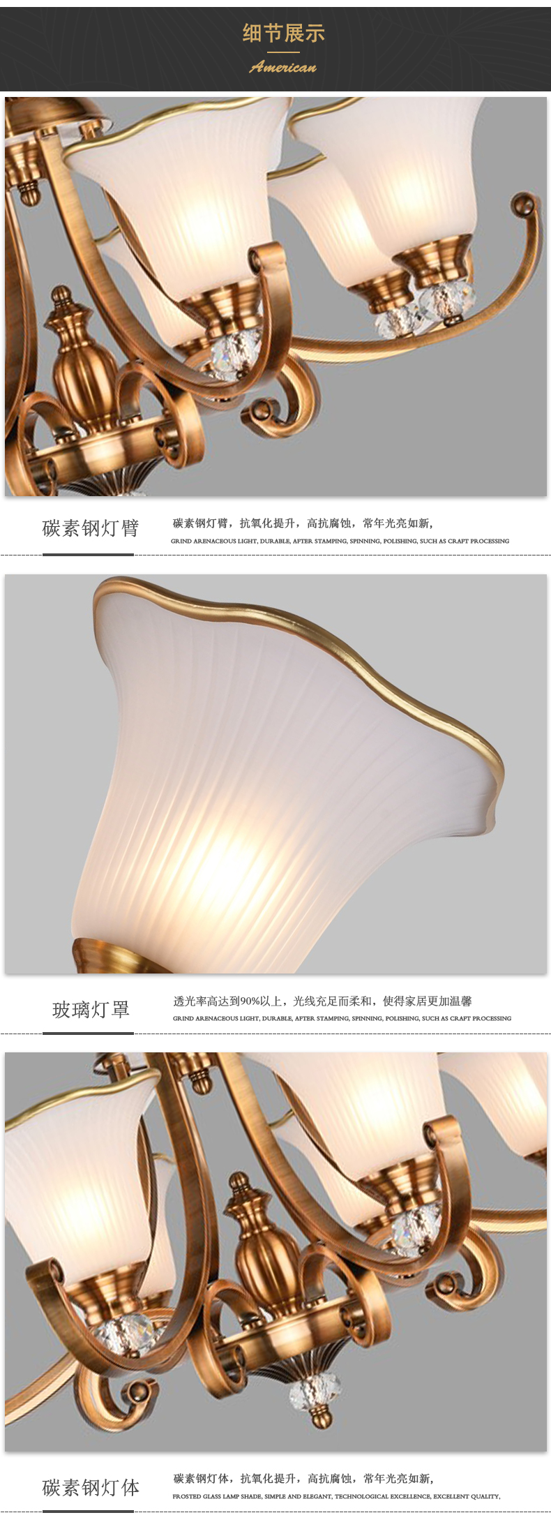 [E淘-灯饰]美式、现代风格 — — 摹西 品牌进驻！