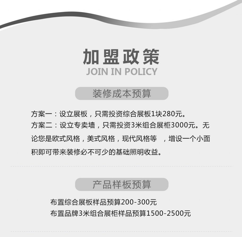 【成虹照明】-A店加盟简介