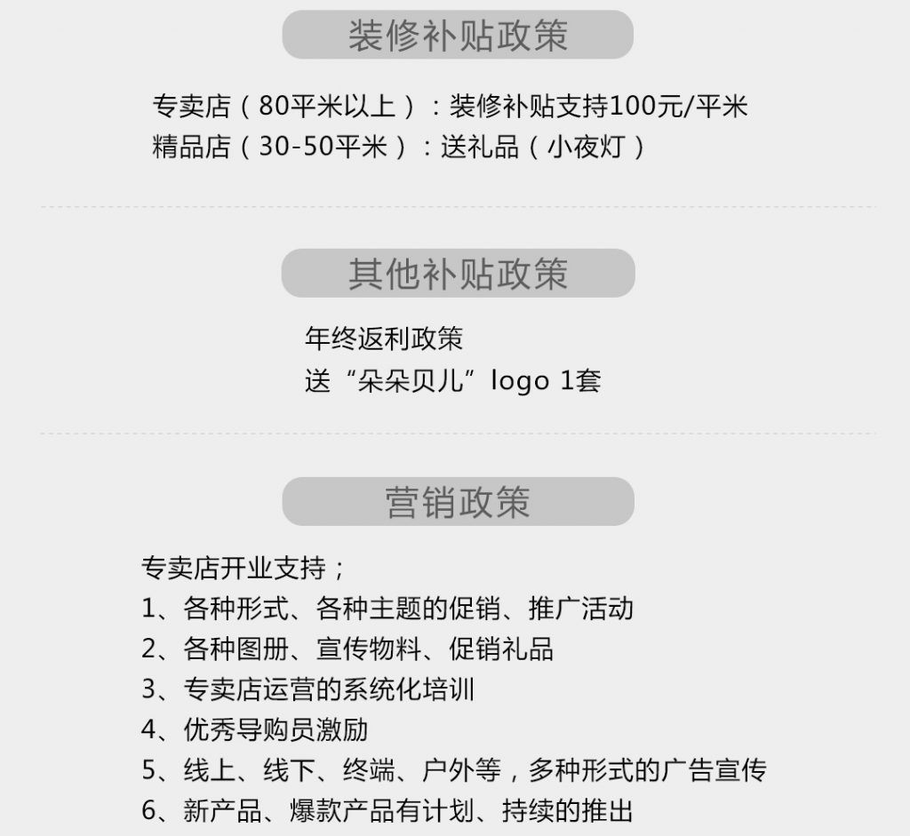 【朵朵贝儿】-A店加盟简介