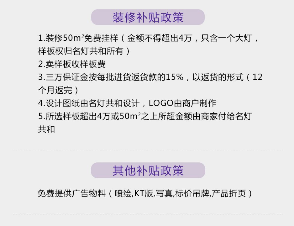 【名灯共和】-A店加盟简介