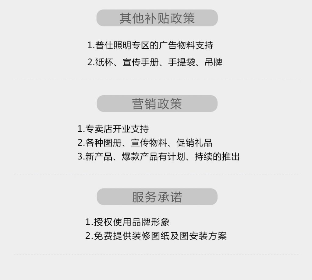 【普仕照明】-A店加盟简介