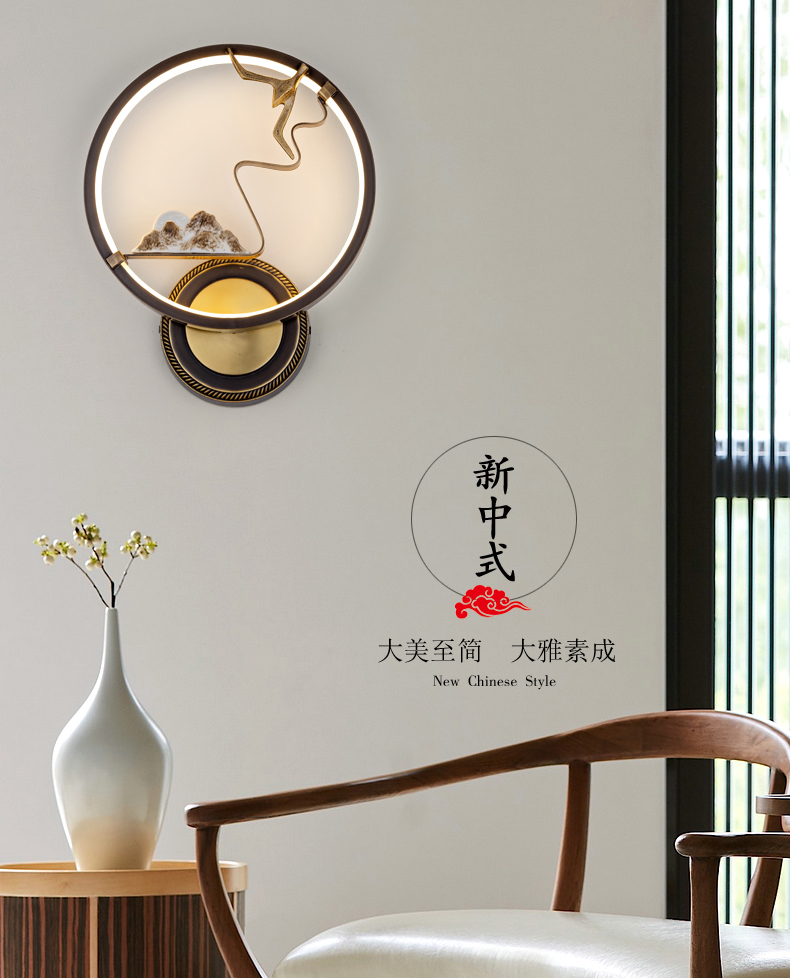 [E淘-灯饰]新中式风格—— 铜花顺 新品上架！