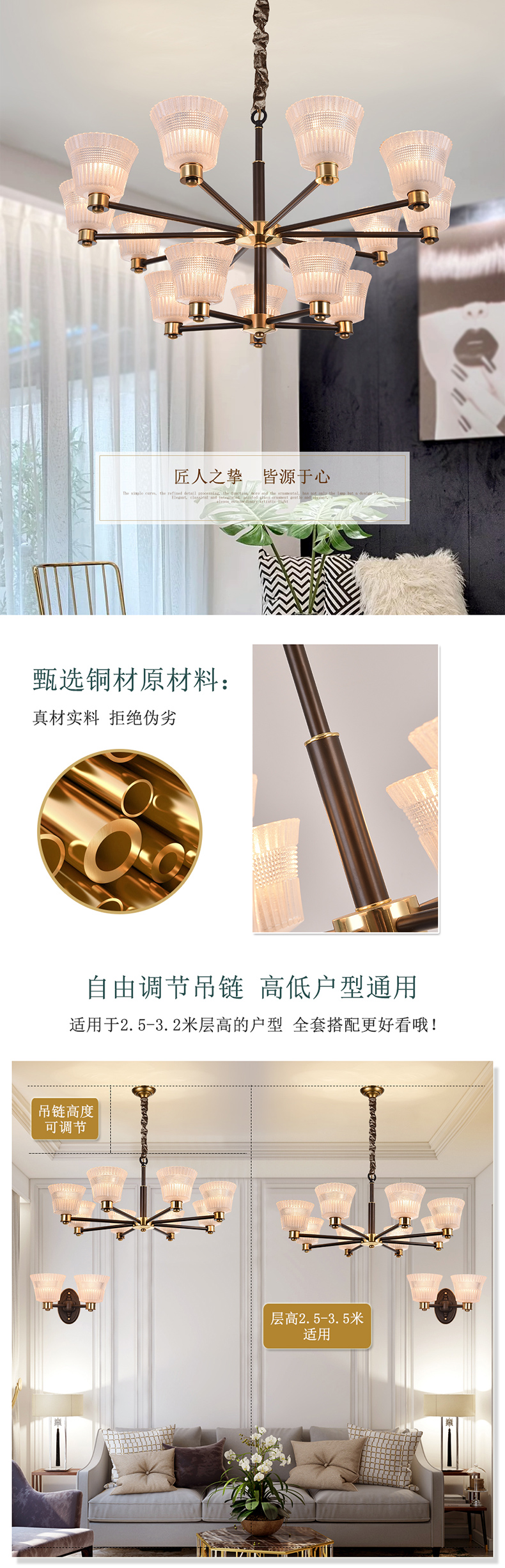 [E淘-灯饰]美式风格 ——铜海灯饰 新品上架！