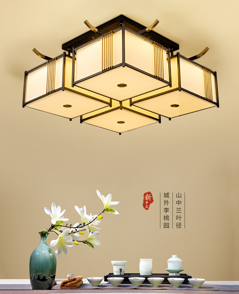 [E淘-灯饰]中式风格—— 铜花顺 新品上架！