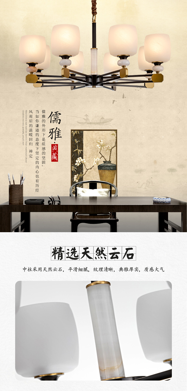 [E淘-灯饰]中式风格—— 铜花顺 新品上架！