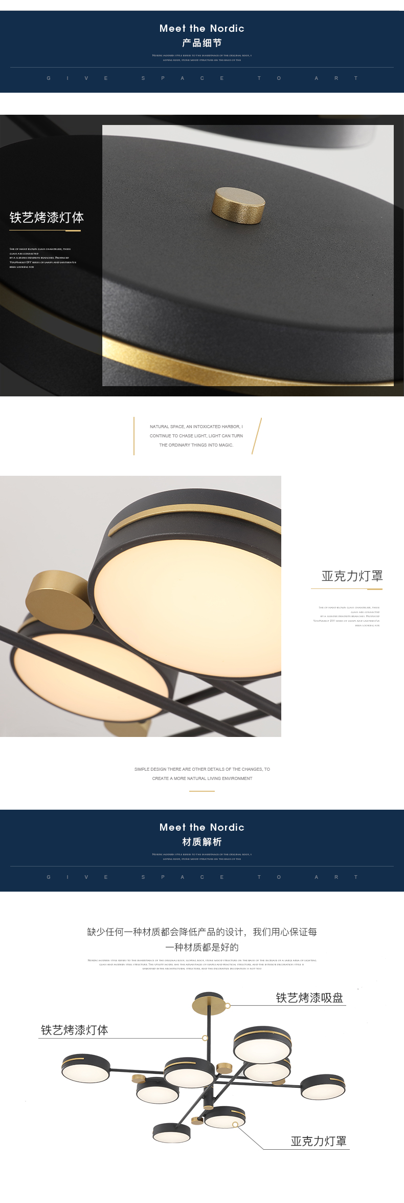[E淘-灯饰]现代风格 — — 泊尔登灯饰 新品上架！