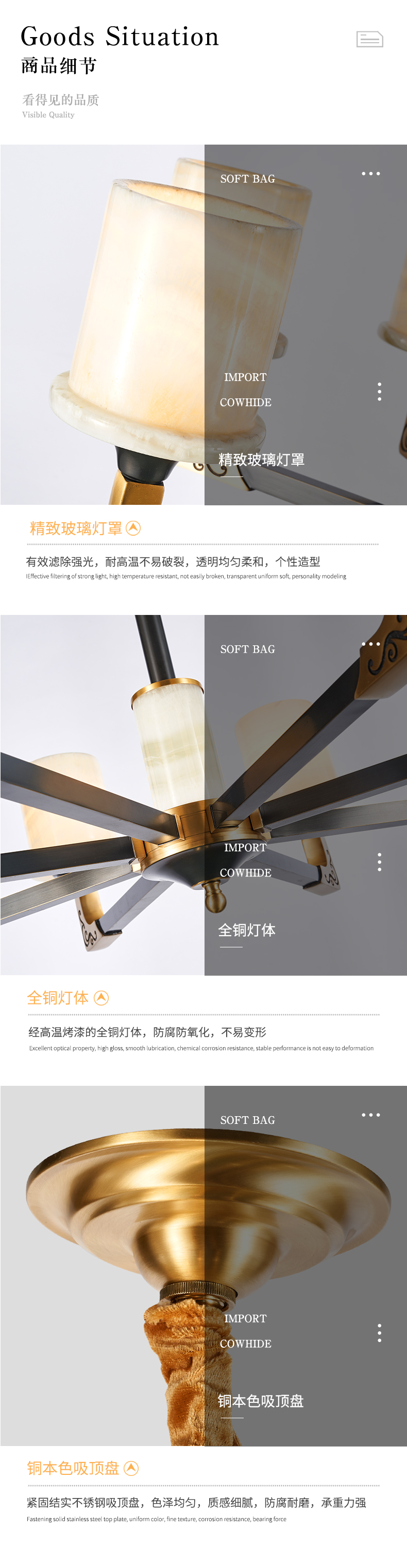 [E淘-灯饰]美式、现代轻奢、新中式风格 — — 喆喆照明 新品上架！