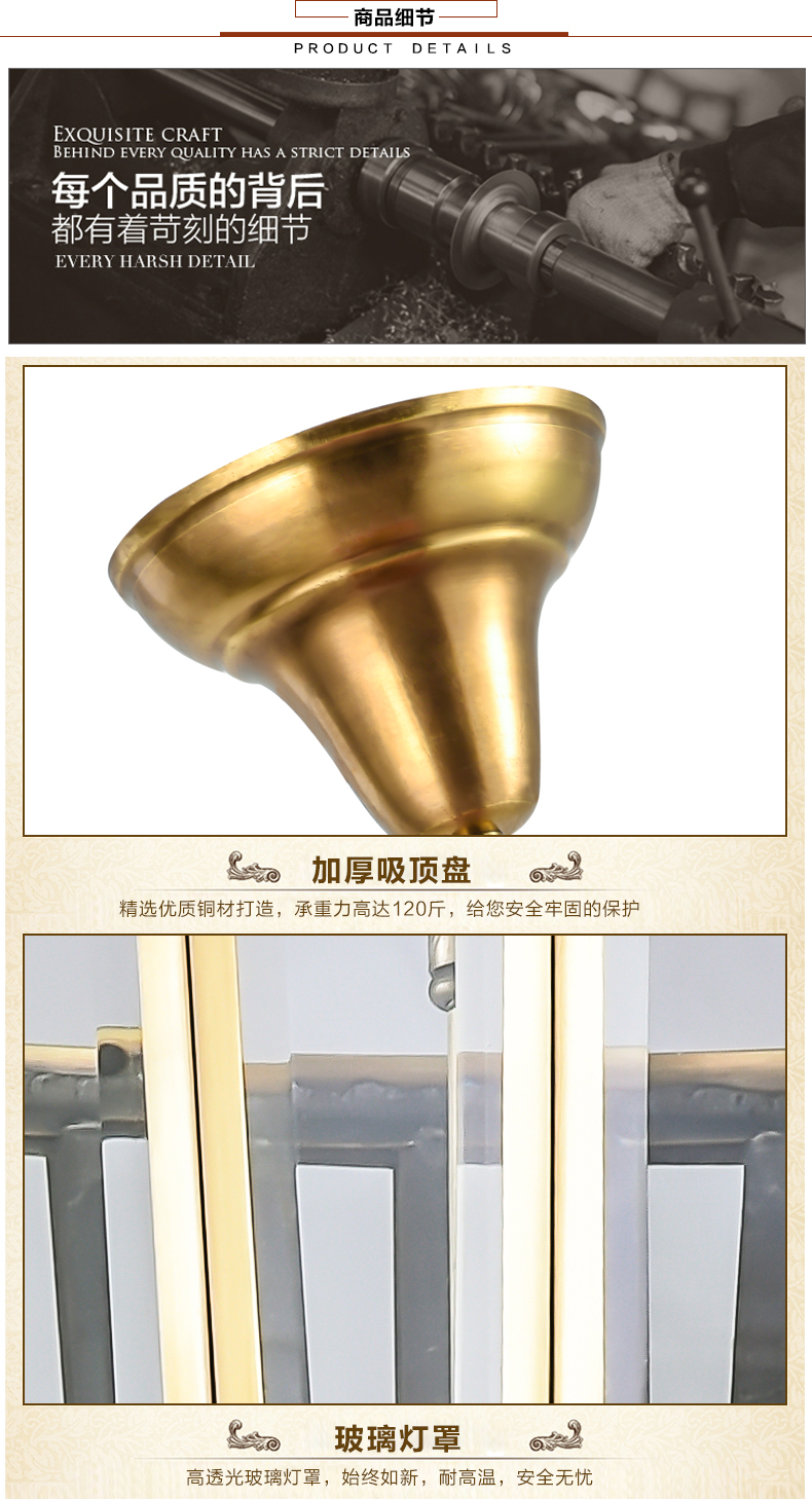 [E淘-灯饰]中式、美式风格——欧玛铜灯 新品上架！