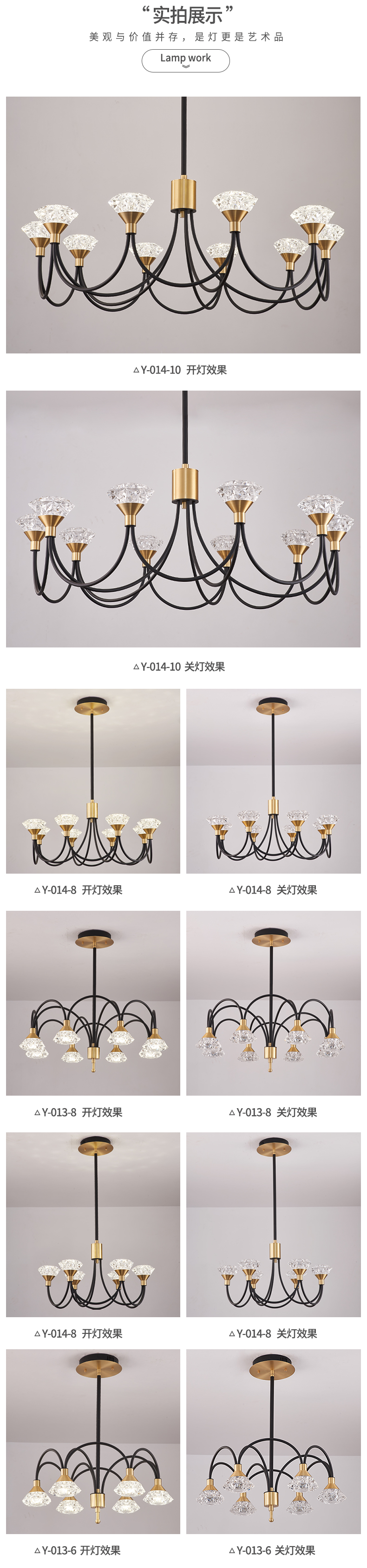 [E淘-灯饰]现代风格 — — 铜爵 新品上架！
