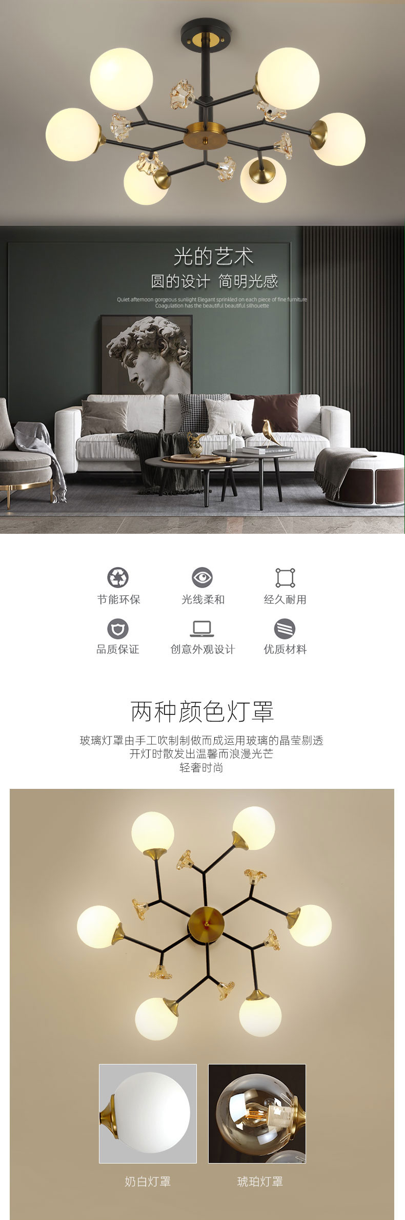 [E淘-灯饰]现代风格 — — 远洋香缇 新品上架！
