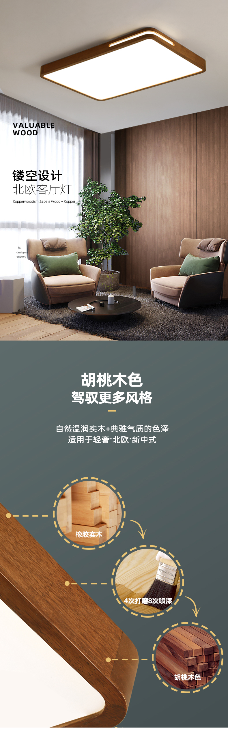 [E淘-灯饰]现代风格 ——简木宅品 新品上架！
