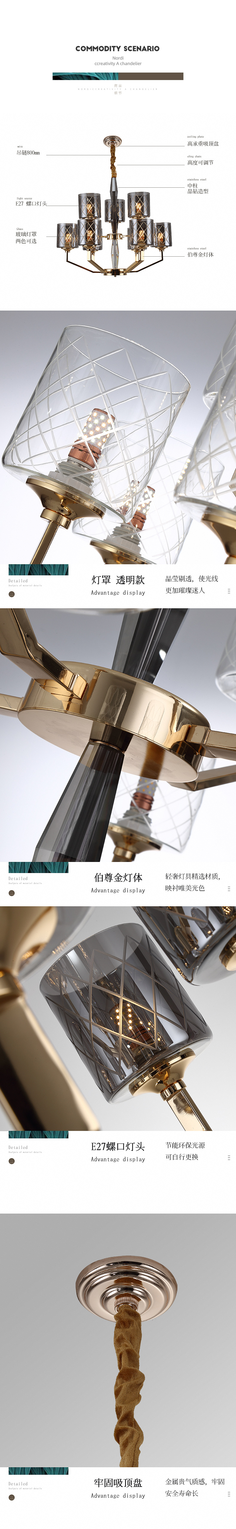 [E淘-灯饰]现代风格 — — 奢活 新品上架！