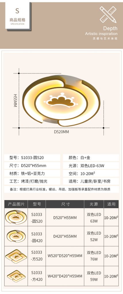 【E淘-灯饰上新】现代风格品牌 —色季照明
