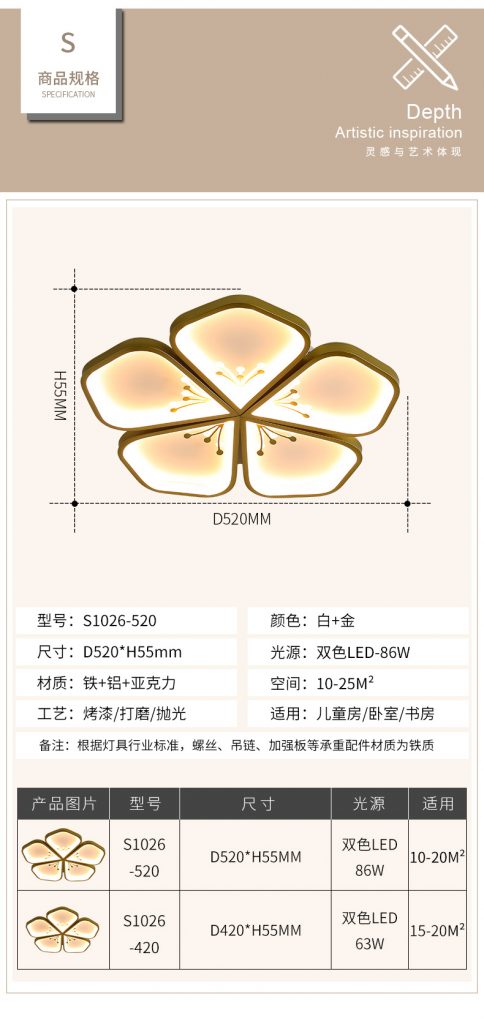 【E淘-灯饰上新】现代风格品牌 —色季照明